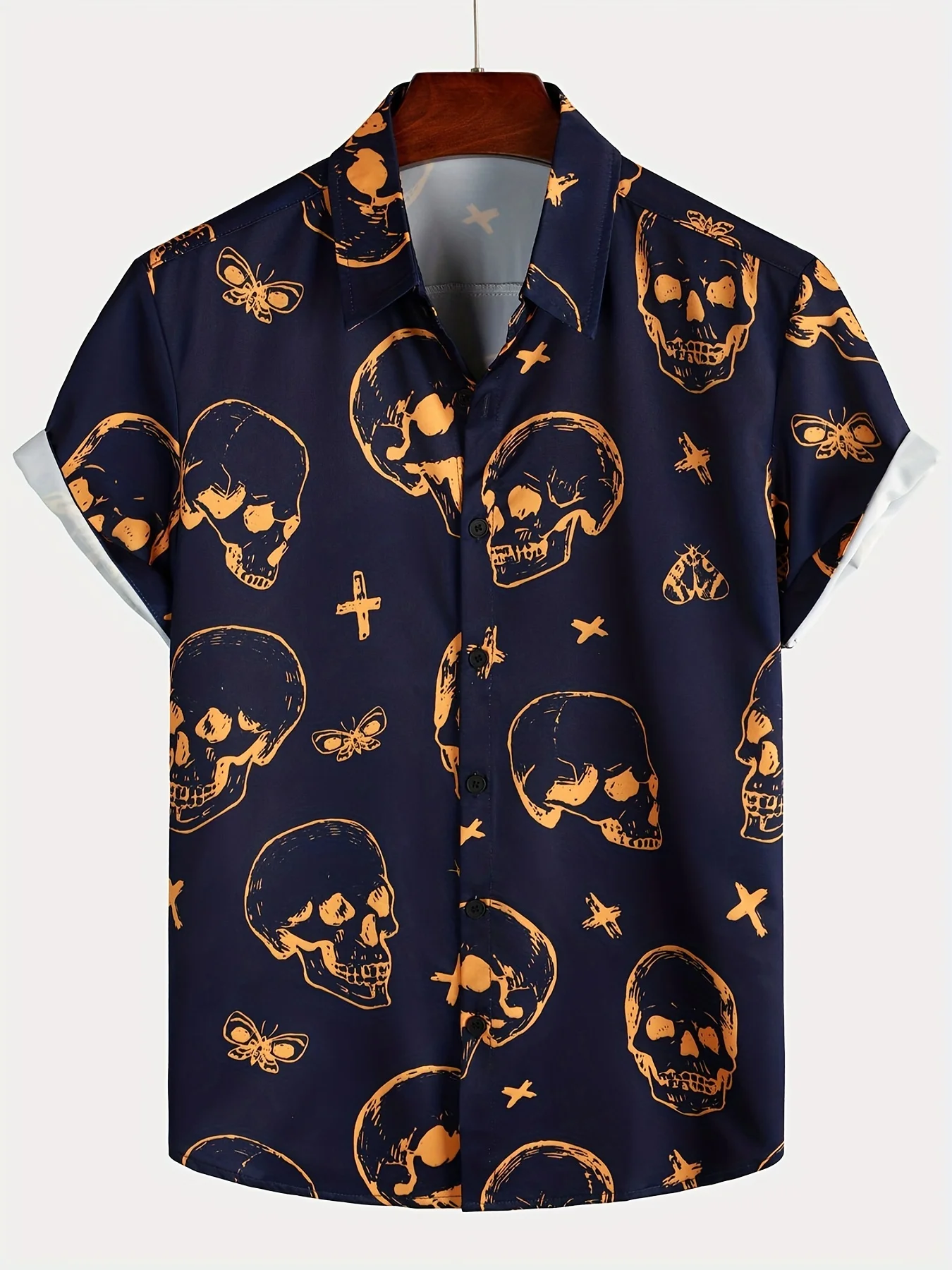 Vintage Horror Skull Crossbone - đánh giá và giá Vintage Hawaiian Floral Shirt