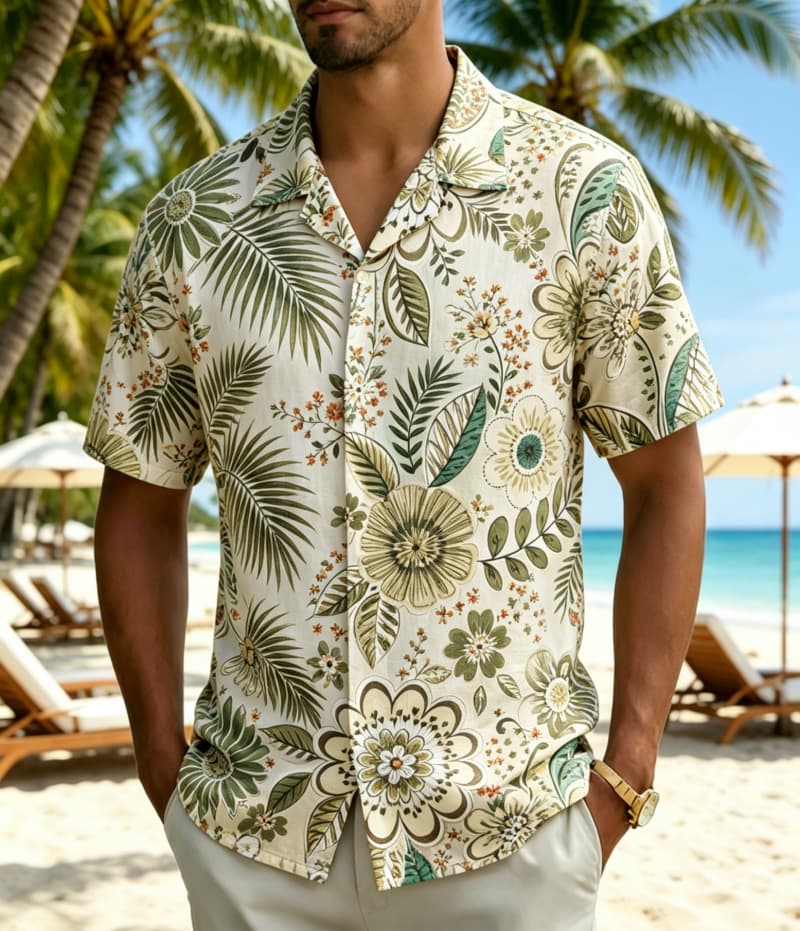 Men's Vintage Boho Tropical Fl - đánh giá và giá Vintage Hawaiian Floral Shirt