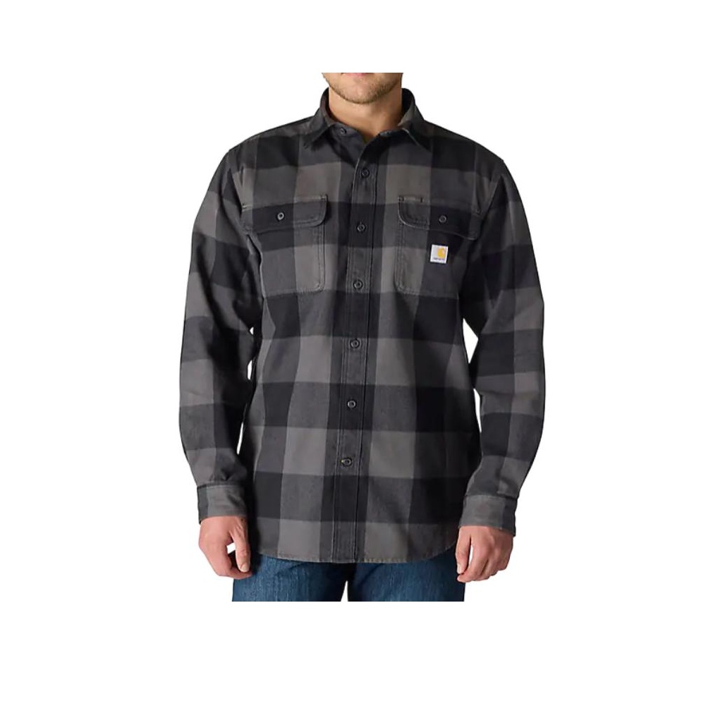 Carhartt FW25 107013 Loose Fit - đánh giá và giá Flannel Plaid Shirt Heavy Weight