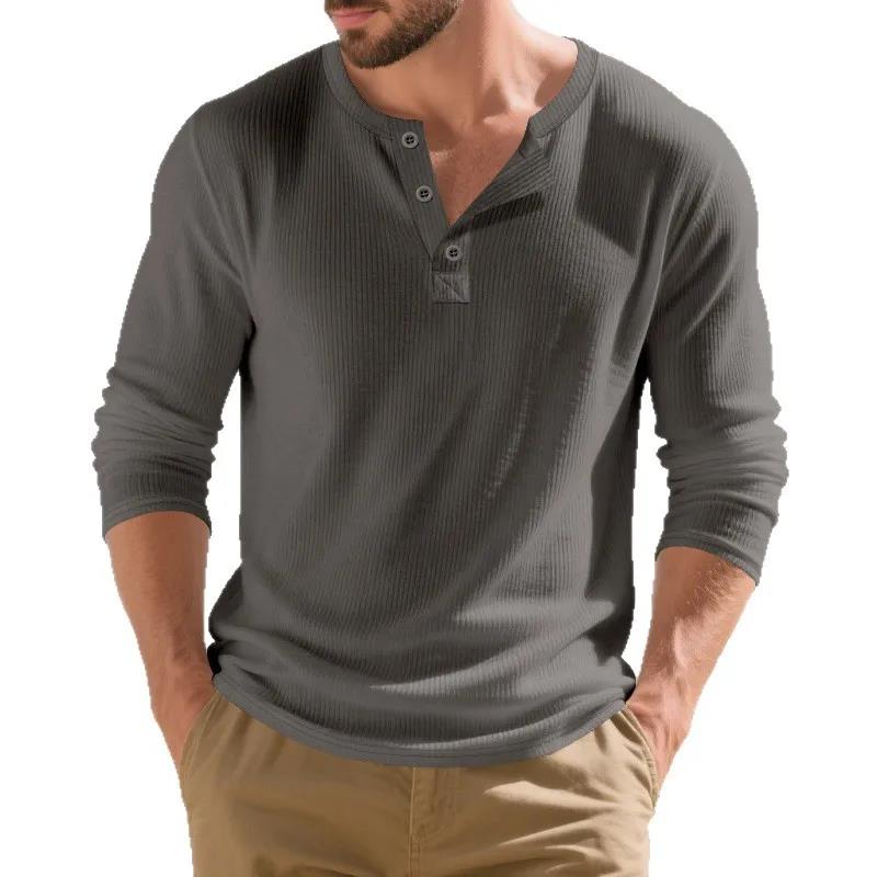 Men's T Shirt Spring Button Lo - đánh giá và giá Corduroy Button Up Shirt Men