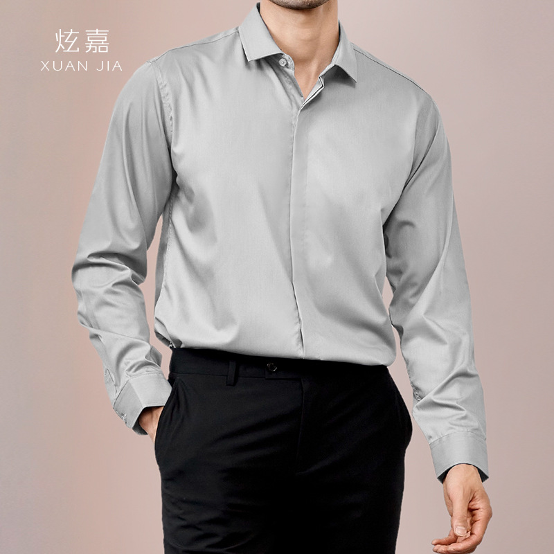 Men's Silk Shirt 2026 Spring a - đánh giá và giá Mens Satin Silk Dress Shirt